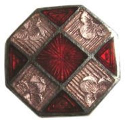 22-1.3.3  Geometric designs - 4-sided figures - square - enamel